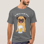 Mops- und Bierliebhaber T-Shirt (Vorderseite)