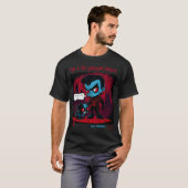 Mops und Dracula Graffiti-Kunst 12 T-Shirt (Vorne ganz)