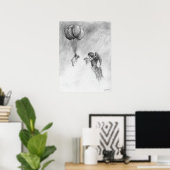 Mops und Engel Poster (Heimbüro)