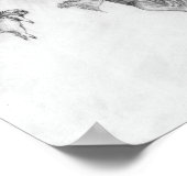 Mops und Engel Poster (Ecke)