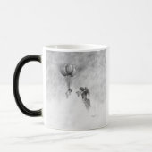 Mops und Engel Verwandlungstasse (Links)