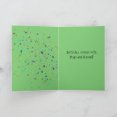 Mops und Kisses Birthday Karte (Innenseite)