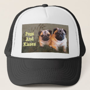 Mops-und Kuss-Hut Truckerkappe