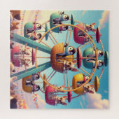 Mops und Penguins Riesenrad Puzzle (Horizontal)