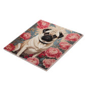 Mops und Peony Blume William Morris Inspiriert Fliese (Seite)