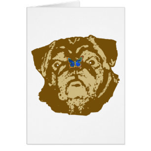 Mops und Schmetterling