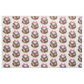 Mops- und SchokoladenDonut Stoff (Fat Quarter (45,7 x 55,9 cm))