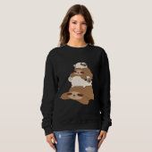 Mops und Slotstapel Sweatshirt (Vorne ganz)