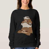Mops und Slotstapel Sweatshirt (Vorderseite)