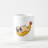 Mops und Tempura Kaffeetasse (Mittel)