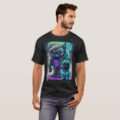 Mops und Werwolf Graffiti-Kunst 6 T-Shirt (Vorne ganz)