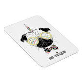 Mops Unicorn | einzigartig sein Magnet (Rechte Seite)