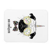 Mops Unicorn | einzigartig sein Magnet (Horizontal)