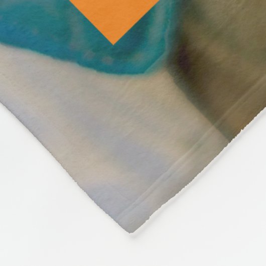 Mops Unicorn Fleecedecke (Ecke)