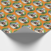 Mops Unicorn Geschenkpapier (Ecke)