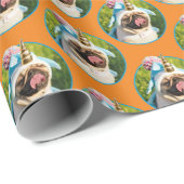 Mops Unicorn Geschenkpapier (Rolleneckpunkt)