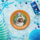 Mops Unicorn Pappteller (Party)