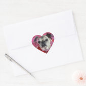 Mops Valentine Heart Stickers (Umschlag)