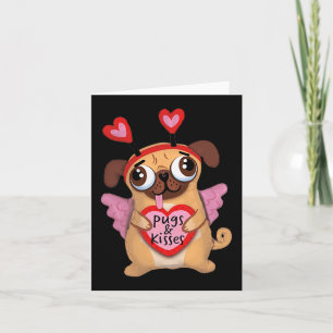 Mops Valentinstag Cupid Mops Küsse Valentinstag Mo Karte
