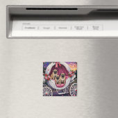 Mops Valentinstag Magnet (In Situ (Geschirrspüler))