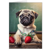 Mops Valentinstagkarte (Vorne)