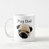 Mops-Vater 1 Kaffeetasse (Links)