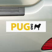 Mops-Vater Autoaufkleber (Auf Auto)