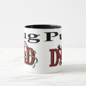 Mops Vater Geschenke Tasse (Zentrum)