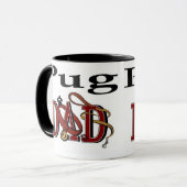 Mops Vater Geschenke Tasse (Vorderseite Links)