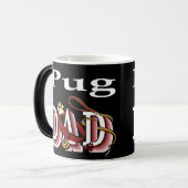 Mops Vater Geschenke Verwandlungstasse (Vorderseite Links)