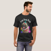 Mops Vater Hund Bester Hund Vater je T-Shirt (Vorne ganz)