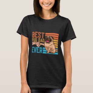Mops-Vater jemals Vatertag Daddy Papa Mops T-Shirt