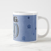 Mops VATER Jumbo-Tasse (Rechts)