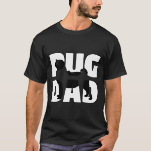 Mops Vater Mops Geschenk Vater Hund Vater T-Shirt