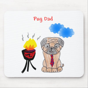 Mops-Vater Mousepad