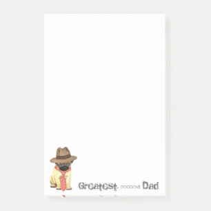 Mops-Vater Post-it Klebezettel