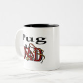 Mops Vater Tasse (Vorderseite Links)