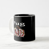 Mops Vater Tasse (Vorderseite Links)