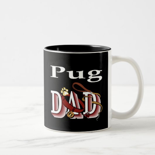 Mops Vater Tasse (Rechts)