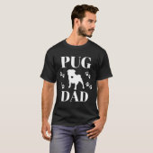 Mops-Vater - Vektormops 222 T-Shirt (Vorne ganz)