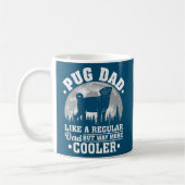 Mops Vater wie ein regelmäßiger Vater Funny Mops H Kaffeetasse (Links)