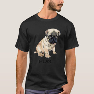 Mops verrückter Hund T-Shirt