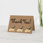 Mops Vielen Dank für Ihre Karte (Vorderseite)