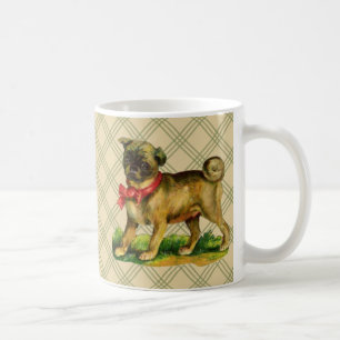 Mops Vintag Kaffeetasse