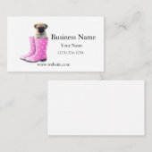 Mops Visitenkarte (Vorne/Hinten)