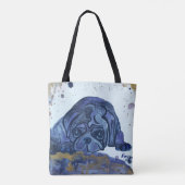 Mops von Aquarell Tasche (Rückseite)