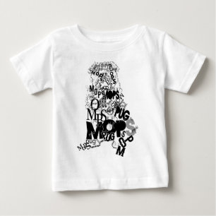 Mops von Typen Baby T-shirt