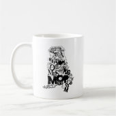 Mops von Typen Kaffeetasse (Links)