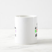 Mops Walks Design Kaffeetasse (Mittel)