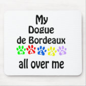 Mops Walks Design Mousepad (Vorne)